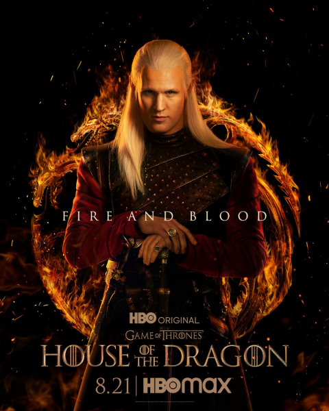 Стали доступны трейлер и персонажные постеры «Дома дракона»