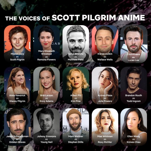Netflix объявил актёрский состав аниме-сериала «Скотт Пилигрим против всех»