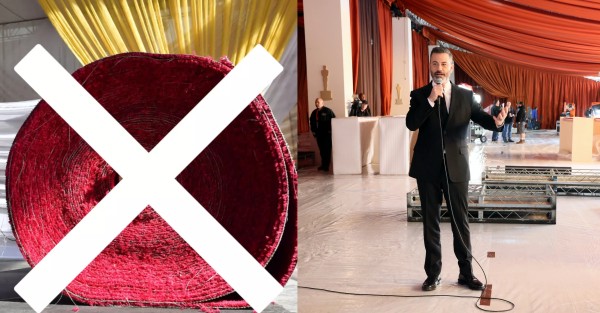 На «Оскаре» изменят цвет ковровой дорожки