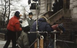 🖼 Дензел Вашингтон на съемках «Малкольма Икс» Спайка Ли в 1992 году.