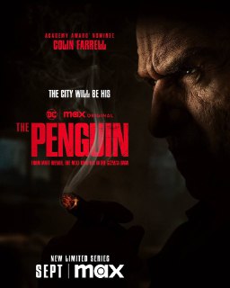 ↩️🖼 Постер «Пингвина» с Колином Фарреллом.