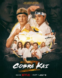 🖼 Постер финального сезона сериала «Кобра Кай». Трейлер покажут в понедельник.