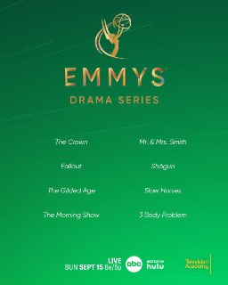 🔁🖼 номинации Emmy-2024